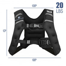 Load image into Gallery viewer, Training Adjustable Workout Weighted Vest with Mesh Bag-20 lbs