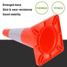 Load image into Gallery viewer, 5 pcs 18" Slim Fluorescent Safety Parking Traffic Cones