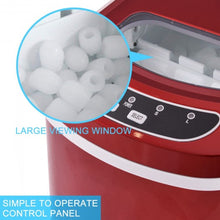 Load image into Gallery viewer, Mini Portable Compact Electric Ice Maker Machine-Red