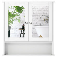 Load image into Gallery viewer, Bathroom Wall Mount Mirror Cabinet Organizer-White