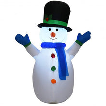 Load image into Gallery viewer, 4 ft Airblown Inflatable Christmas Snowman Decoration