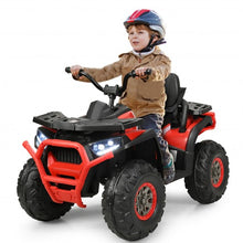 Load image into Gallery viewer, 12 V Kids Electric 4-Wheeler ATV Quad with MP3 and LED Lights-Red