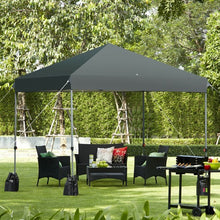 Load image into Gallery viewer, 8�x8' Outdoor Pop up Canopy Tent w/Roller Bag-Gray