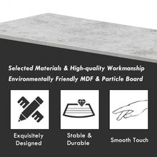 Load image into Gallery viewer, Coffee Table Sofa Side Table with Storage Shelves -Gray