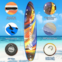 Load image into Gallery viewer, Inflatable Stand Up Paddle Board with Backpack Aluminum Paddle Pump-L