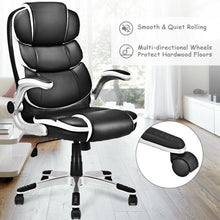 Load image into Gallery viewer, PU Leather High Back Executive Swivel Office Chair