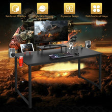 Load image into Gallery viewer, 63 inch Gaming Desk with Monitor Shelf Tablet Board