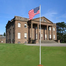 Load image into Gallery viewer, 16 ft Sectional Telescoping Flagpole Kit with an American Flag