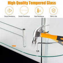 Load image into Gallery viewer, 2-holder Bar Table withTempered Glass Shelf