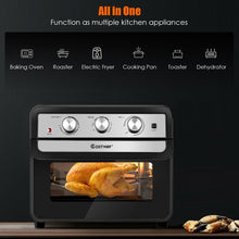 Load image into Gallery viewer, 23 QT 6-in-1 Air Fryer Toaster Oven with 9 Accessories