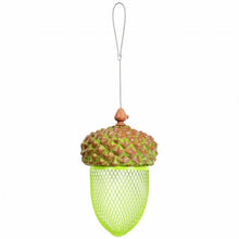 Load image into Gallery viewer, Metal Acorn Wild Bird Feeder Outdoor Hanging Food Dispenser for Garden Yard