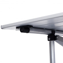 Load image into Gallery viewer, Aluminum Roll Up Folding Camping Rectangle Picnic Table