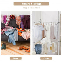 Load image into Gallery viewer, Double 2 Tier Adjustable & Telescopic Clothes Hangers