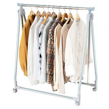 Load image into Gallery viewer, Extendable Foldable Heavy Duty Clothing Rack with Hanging Rod