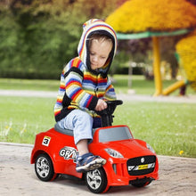 Load image into Gallery viewer, Kids Electric Ride On Car And Push Car Stroller -Red