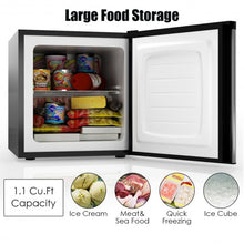 Load image into Gallery viewer, 1.1 cu.ft. Compact Single Door Mini Upright Freezer