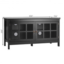 Load image into Gallery viewer, 50" TV Stand Modern Wood Storage Console with 2 Doors