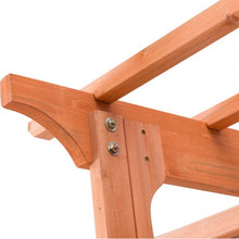 Load image into Gallery viewer, 7 ft Garden Wooden High Arbor Arch Plant Pergola