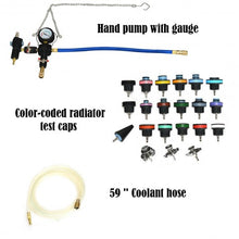 Load image into Gallery viewer, 28 pcs Pressure Tester Vacuum-Type Cooling System Refill Kit-Red