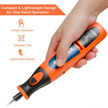 Load image into Gallery viewer, 8V Lithium-Ion Cordless Rotary Tool Kit 5 Speed with Light