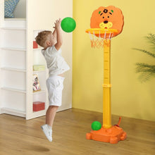 Load image into Gallery viewer, Adjustable Kids 3-in-1 Basketball Hoop Set with Balls