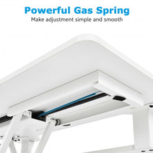 Load image into Gallery viewer, Height Adjustable Standing Desk Converter with Removable Keyboard Tray-White