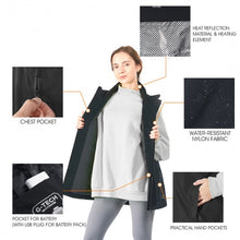 Load image into Gallery viewer, Men' & Women' Electric USB Heated Sleeveless Vest-Black-XL