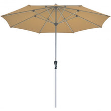 Load image into Gallery viewer, 9' Patio Outdoor Market Umbrella with Aluminum Pole-Beige
