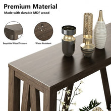 Load image into Gallery viewer, 52 Inch Long Console End Sofa Table-Brown