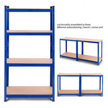 Load image into Gallery viewer, 32" x 63" Adjustable 4-layer 1600 lbs Capacity Tool Shelf