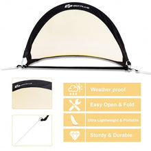 Load image into Gallery viewer, 6'/4'/2.5' Set of 2 Portable Pop-Up Soccer Goals Net-2.5'
