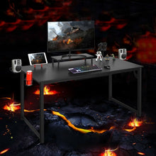 Load image into Gallery viewer, 63 inch Gaming Desk with Monitor Shelf Tablet Board
