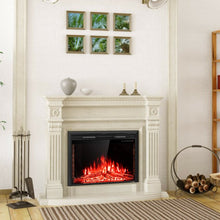 Load image into Gallery viewer, 36" Electric Fireplace Insert Freestanding Stove Heater