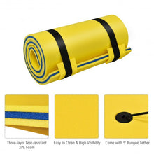 Load image into Gallery viewer, 3-layer Tear-resistant Relaxing Foam Floating Pad-Yellow