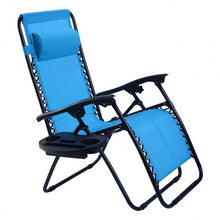 Load image into Gallery viewer, 2 pcs Folding Lounge Chair with Zero Gravity