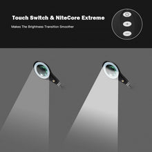 Load image into Gallery viewer, LED Magnifying Glass Desk Lamp with Swivel Arm-Black