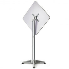 Load image into Gallery viewer, Folding 23.5" Aluminium Square Bar Table Indoor Outdoor Bistro