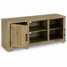 Load image into Gallery viewer, Rustic TV Stand Entertainment Center Storage Cabinet