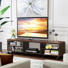 Load image into Gallery viewer, TV Stand Unit Media Center Console Shelf Cabinet-Brown