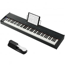 Load image into Gallery viewer, 88-Key Full Size Digital Piano Weighted Keyboard with Sustain Pedal-Black