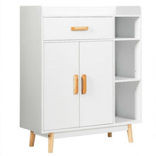 Load image into Gallery viewer, Floor Storage Cabinet Free Standing Cupboard Chest