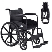 Load image into Gallery viewer, Lightweight Foldable Medical Wheelchair with Footrest