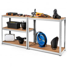 Load image into Gallery viewer, 35.5" x 71" Adjustable 5-Layer 2000 lbs Capacity Tool Shelf -Silver