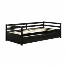 Load image into Gallery viewer, Twin Size Wooden Slat Trundle Platform-Espresso