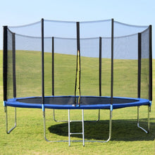 Load image into Gallery viewer, 14' Trampoline Combo with Safety Enclosure Net Pad and Ladder