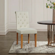 Load image into Gallery viewer, Set of 2 Tufted Dining Chair -Beige