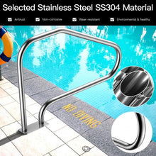 Load image into Gallery viewer, 49" Stainless Steel Mounted Swimming Pool Stair Rail