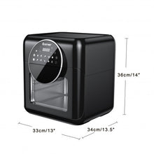 Load image into Gallery viewer, 10.6QT 8-in-1 Air Fryer Digital Toaster Oven Rotisserie with Accessories