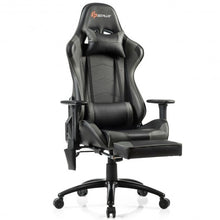Load image into Gallery viewer, Ergonomic High Back PU Leather Massage Gaming Chair-Gray
