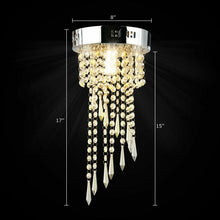 Load image into Gallery viewer, Elegant Ceiling Crystal Chandeliers with Stainless Base